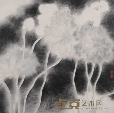 李君明 花卉 带框 59×60cm